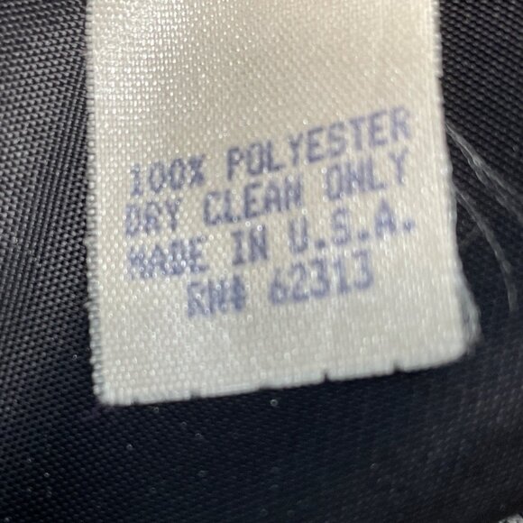 Vtg 80s 90s Black Tie Women's Metalic Brocade Flower Pattern Maxi Skirt Sz 4 - Picture 7 of 8